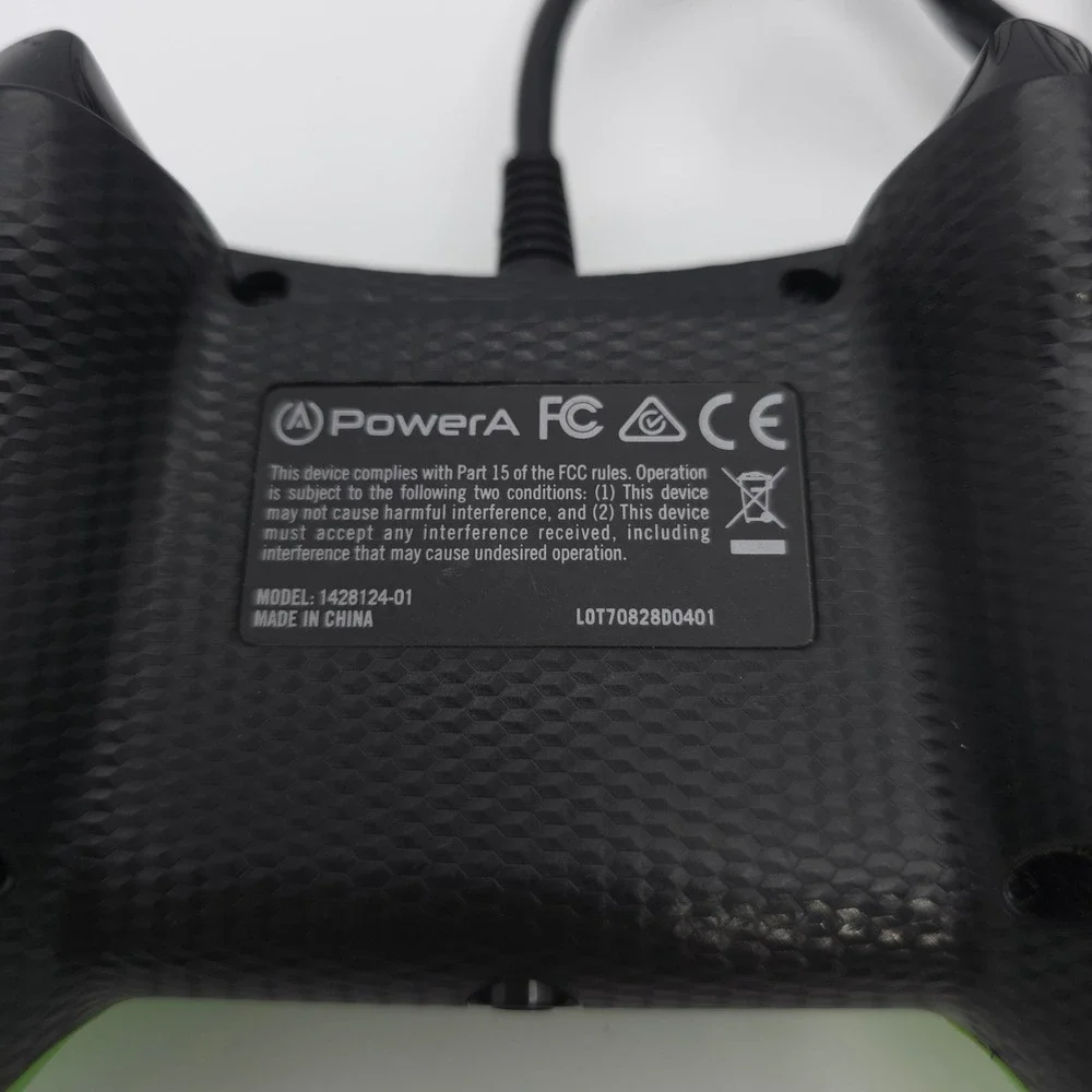 PowerA Wired‎ Controller Xbox One Electric Green Plastic Textured Grip Retro